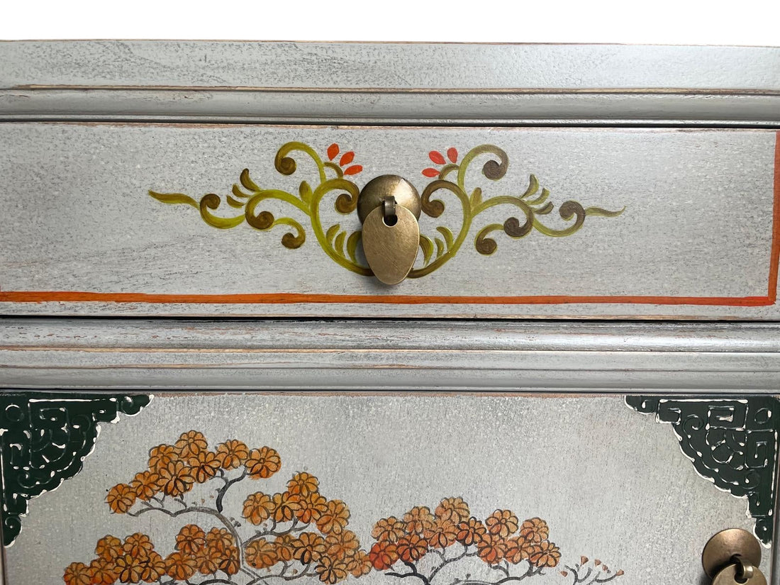Vintage Asia Chinese Bedside Table "Vintagefog" - Item No. 35191-12