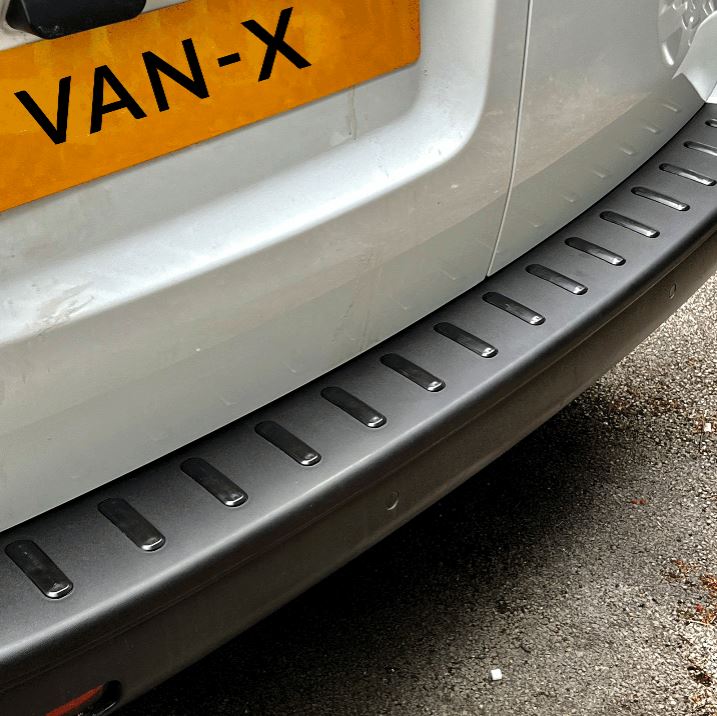 For Opel Vivaro Rear Bumper Protector – Black Plastic Trim for Campervan, Motorhome &amp; Auto-Sleeper