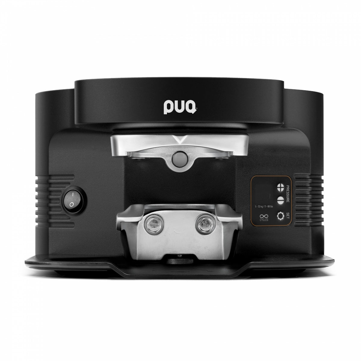 PuqPress M5 Unterbau für Mahlkönig E80S - Schwarz - 54,3mm Tamper