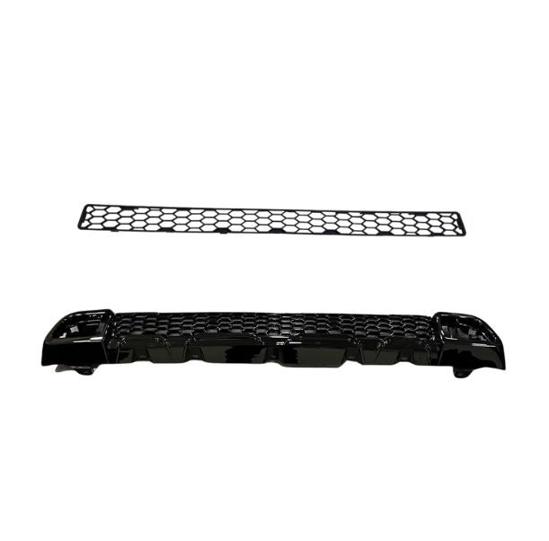 For Peugeot Boxer Front Honeycomb Bumper Grille Bundle 2pcs - Gloss Black | Van-X