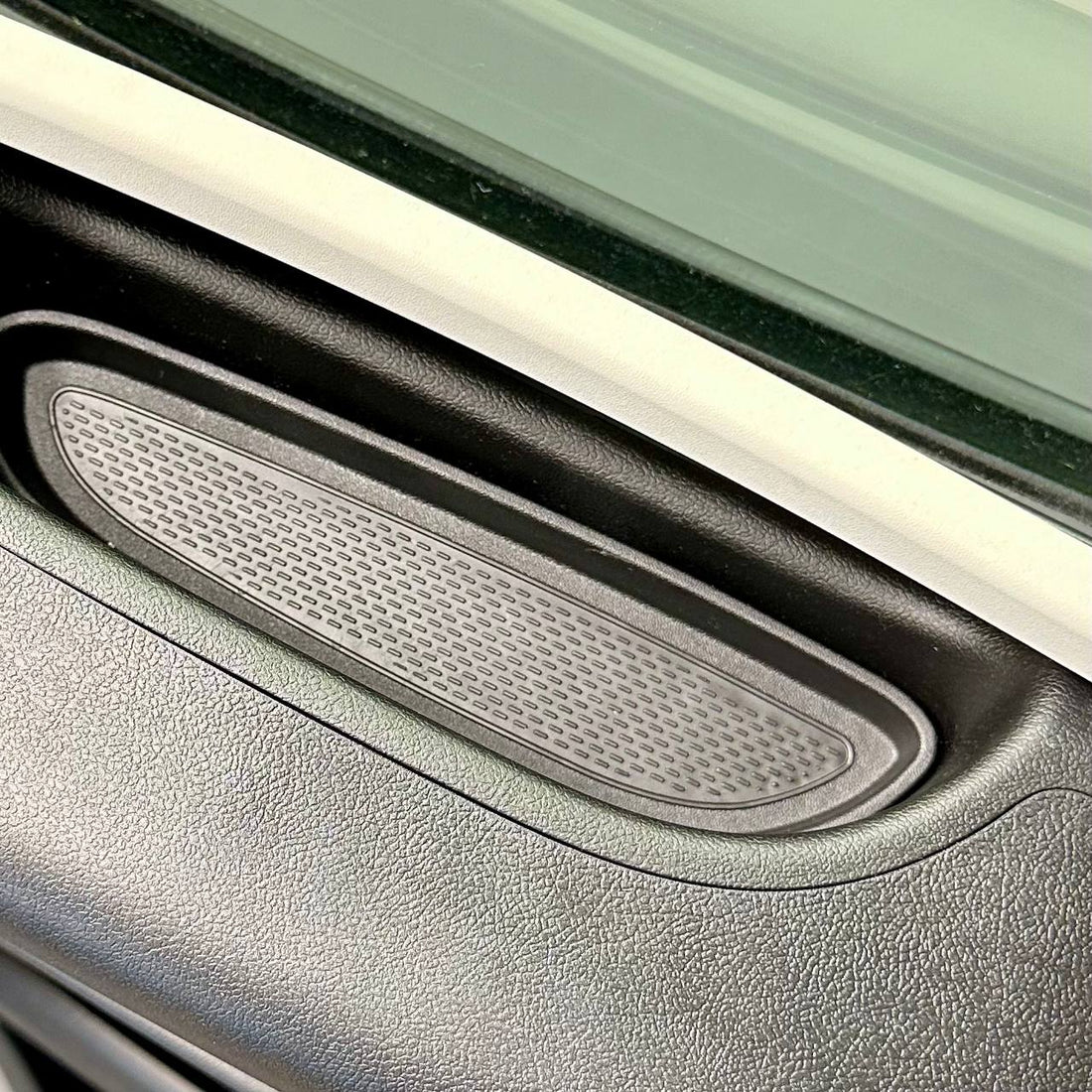 For Opel Movano Rubber Door Liner Pocket Inserts - Black - Van-X