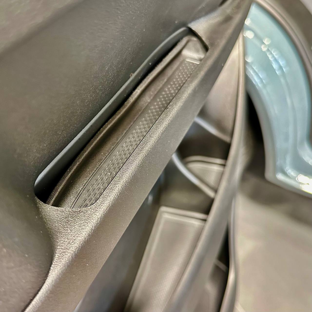 For Opel Movano Rubber Door Liner Pocket Inserts - Black - Van-X