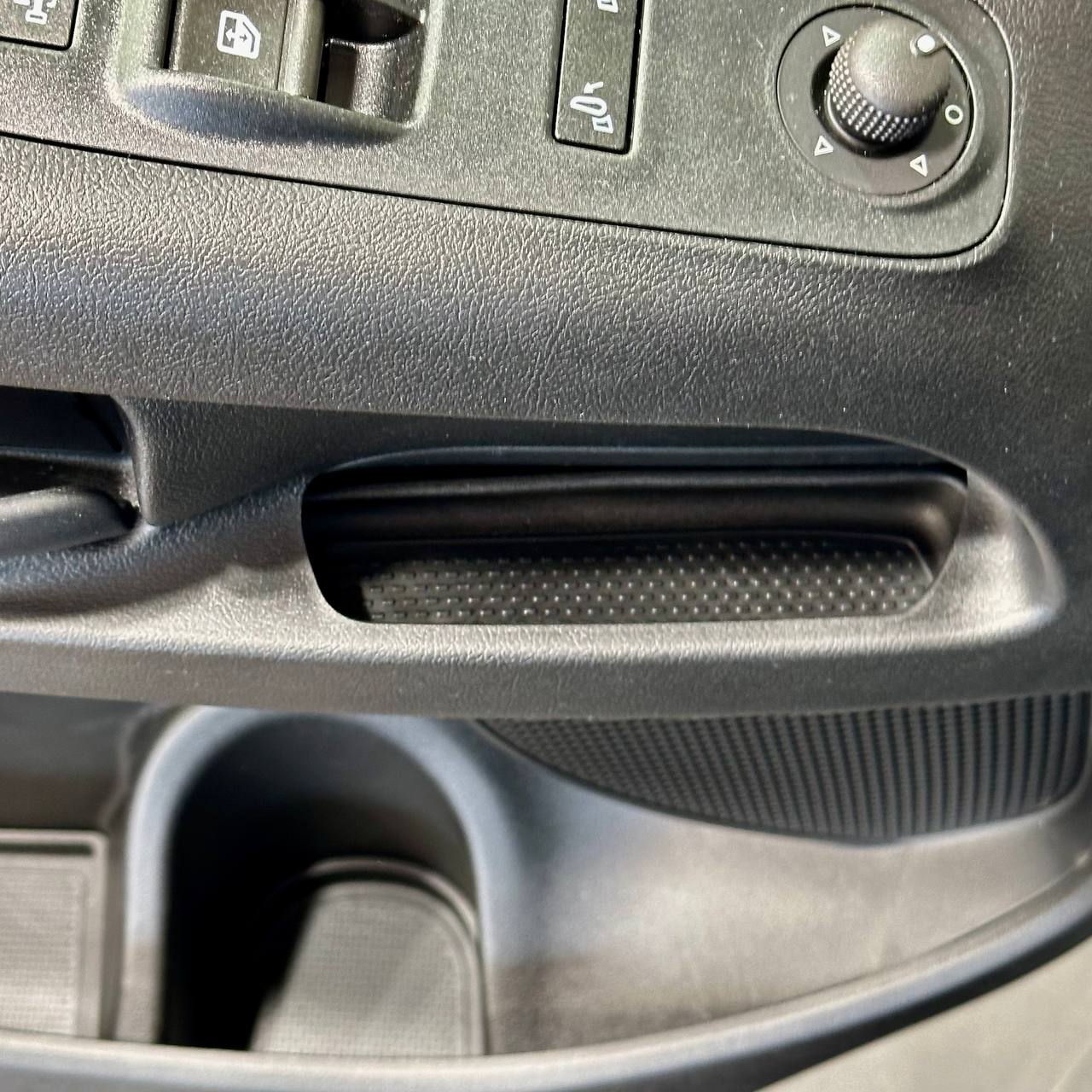 For Opel Movano Rubber Door Liner Pocket Inserts - Black - Van-X
