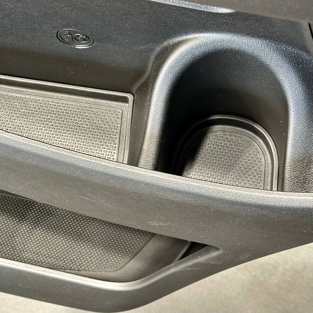 For Opel Movano Rubber Door Liner Pocket Inserts - Black - Van-X