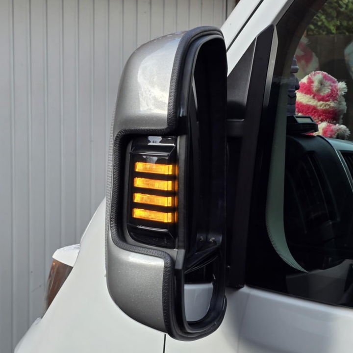 Opel Movano Spiegelblinker LED mit Smoke-Glas – Seitenblinker im Außenspiegel, Set (2 Stück)