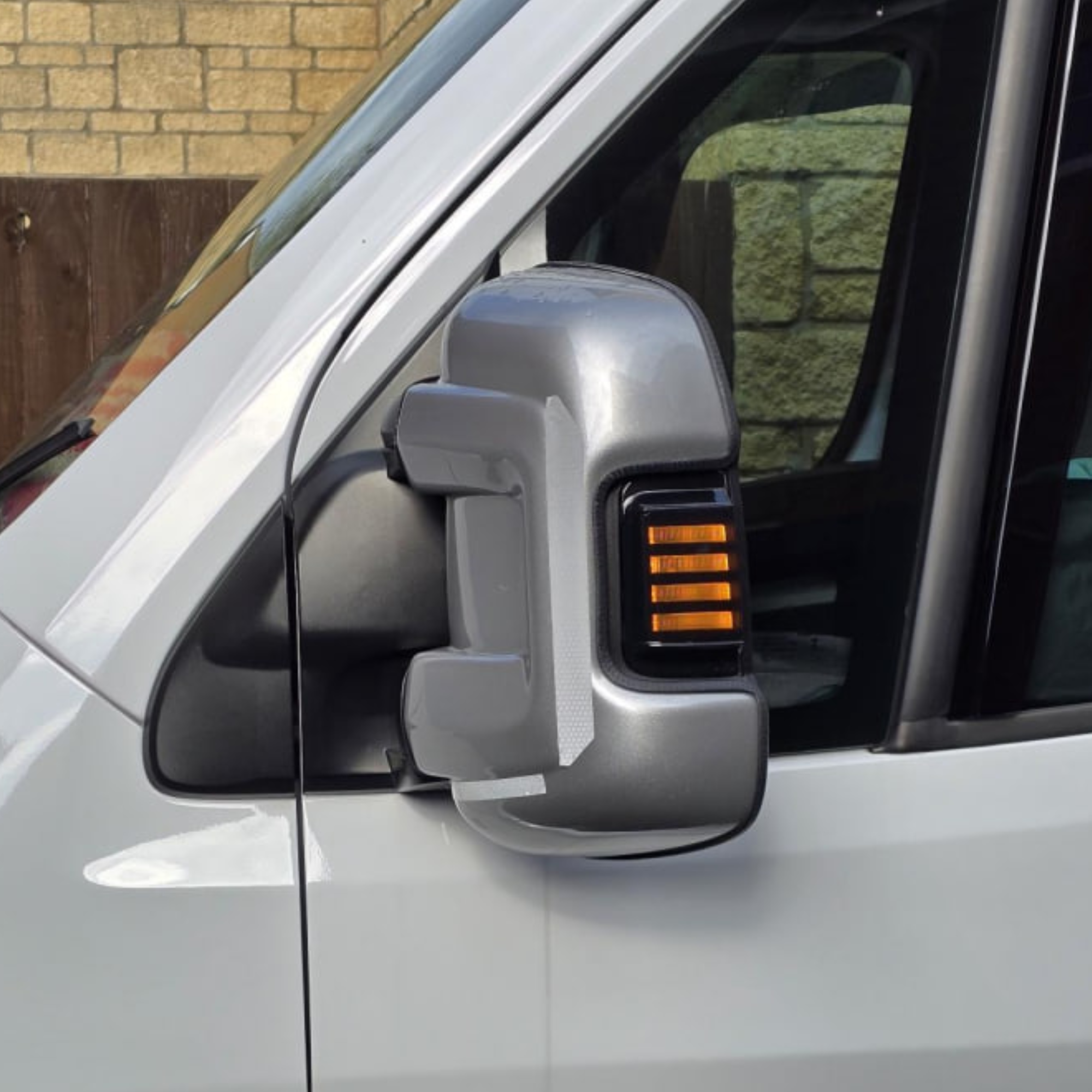 For Citroën Jumper Side Signal Mirror Indicator LED Light - Smoked Lens