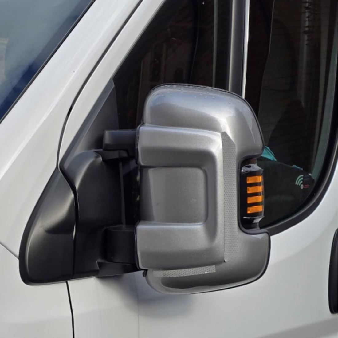 For Peugeot Boxer Side Signal Mirror Indicator LED Light - Smoked Lens