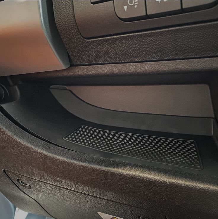 Fiat Ducato MK3 (2006–present) Lower Dashboard Rubber Inserts Black LHD – Anti-Slip Dash Mats Set (2 Pieces)