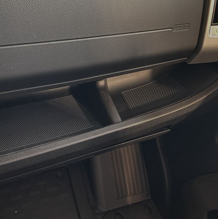 Citroën Jumper MK3 (2006–Present) Lower Dashboard Rubber Inserts Black LHD – Anti-Slip Dash Mats Set (2 Pieces)