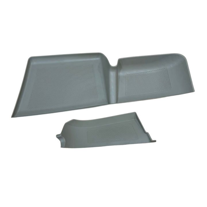For Fiat Ducato Lower Dashboard Rubber Inserts/Mats Light Gray LHD