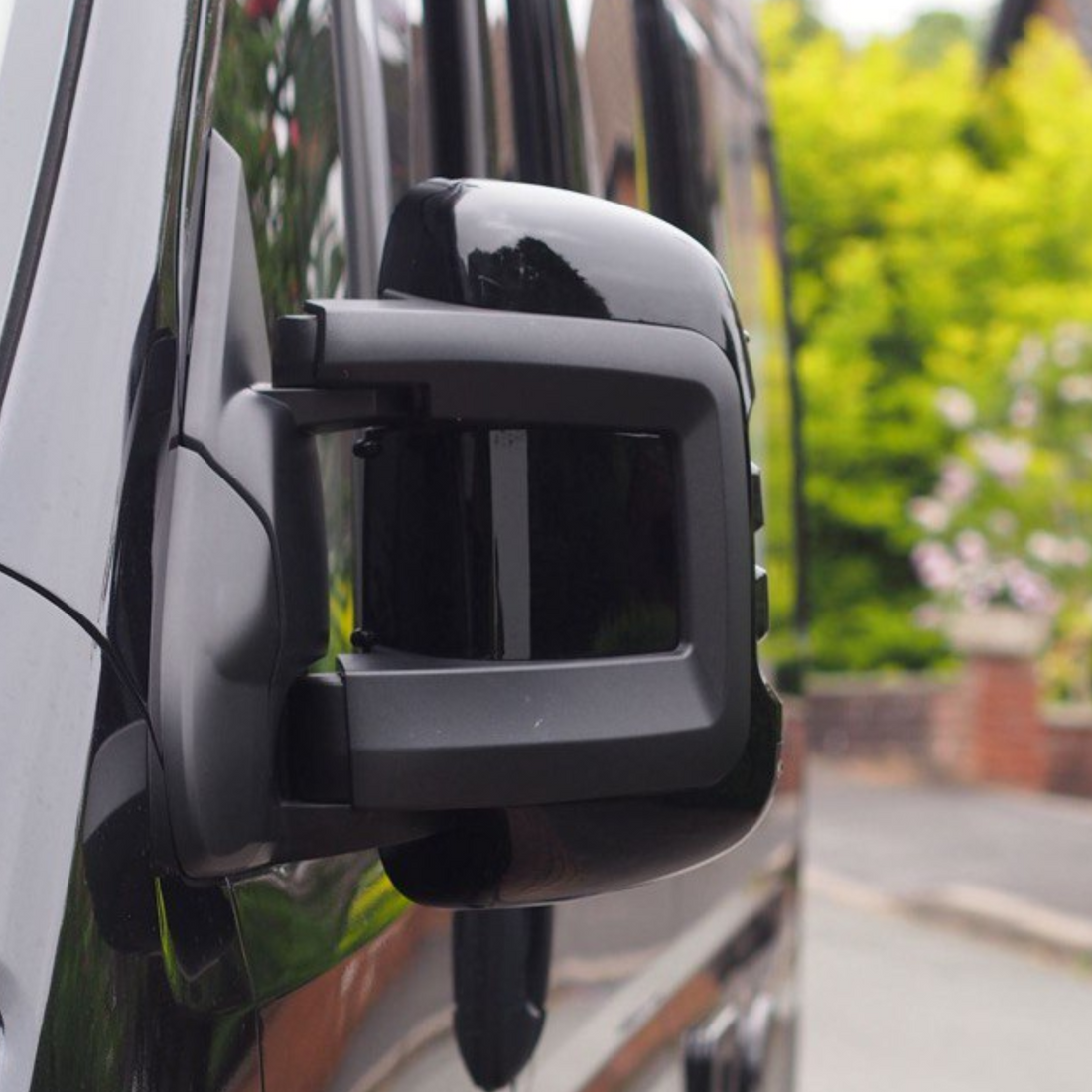 For Fiat Ducato/Ram ProMaster (2007-2024) Wing Mirror Cap/Covers (Set of 2) - Black | Van-X