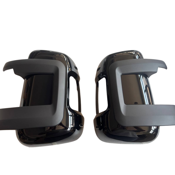 For Opel Movano (2007-2024) Wing Mirror Cap/Covers (Set of 2) - Black | Van-X
