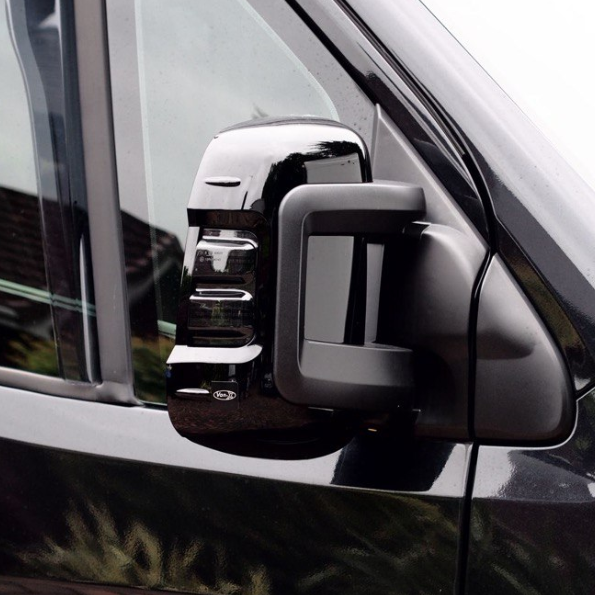 For Opel Movano (2007-2024) Wing Mirror Cap/Covers (Set of 2) - Black | Van-X