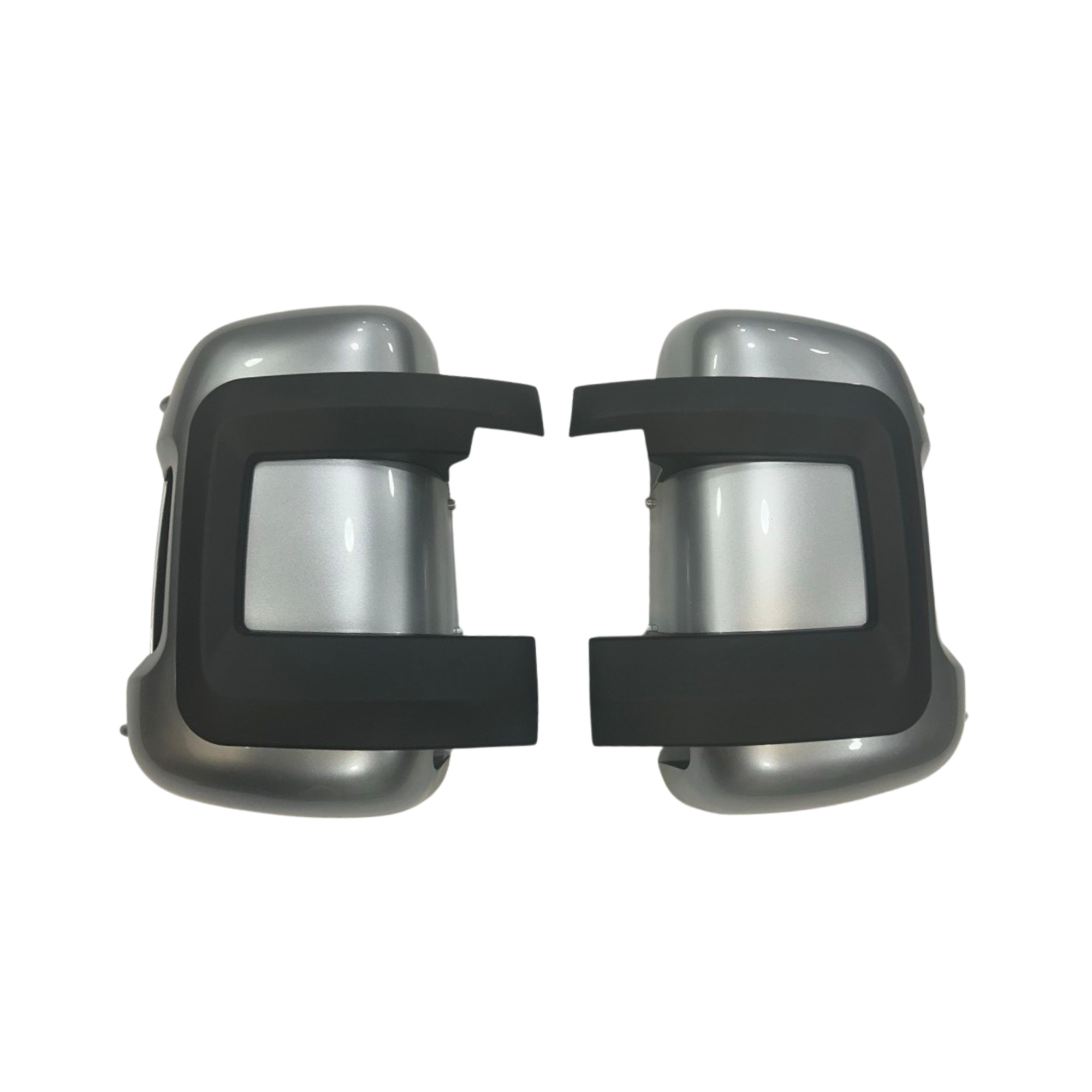 For Peugeot Boxer (2007-2024) Wing Mirror Cap/Covers (Set of 2) - Silver | Van-X