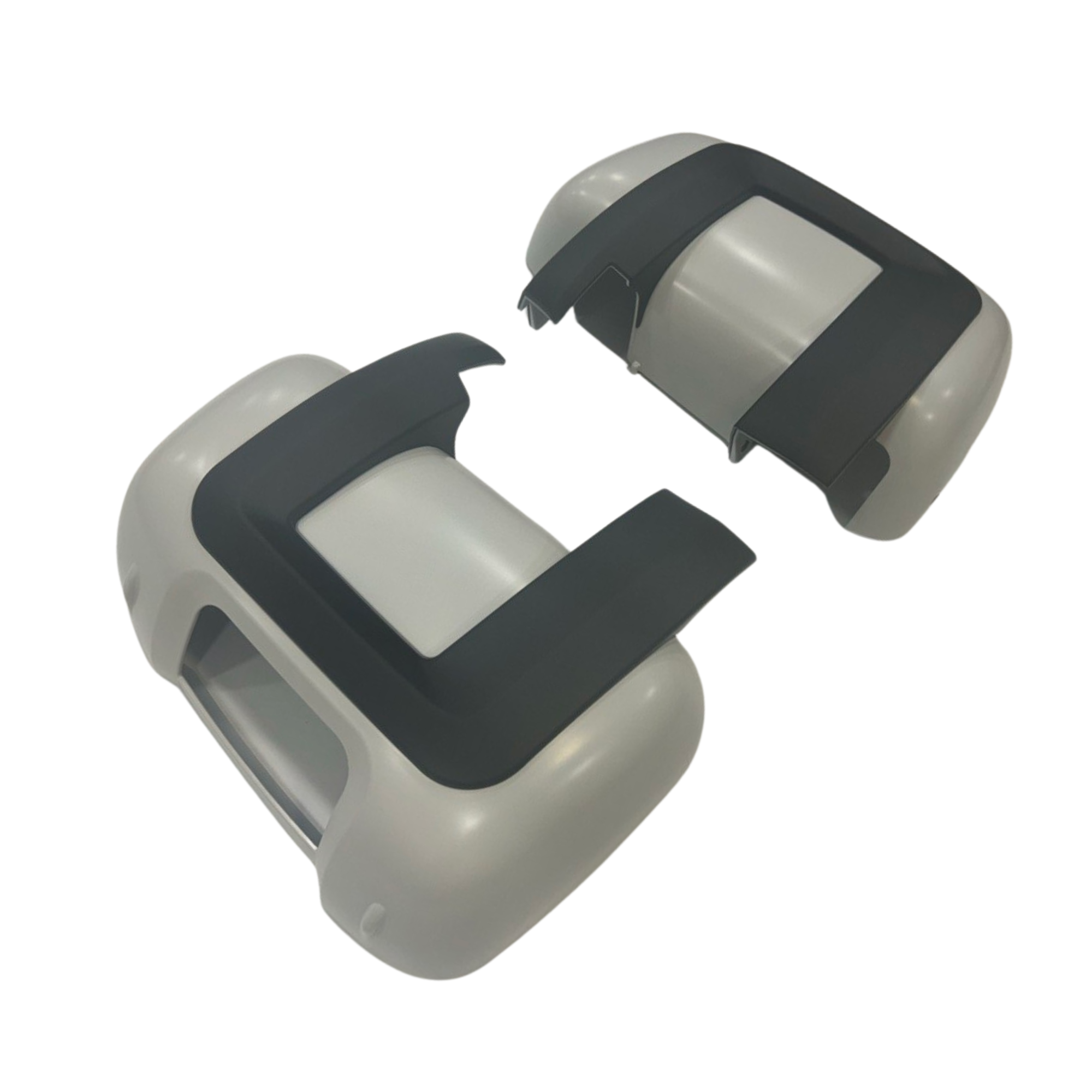 For Fiat Ducato/Ram ProMaster (2007-2024) Wing Mirror Cap/Covers (Set of 2) - Matte White | Van-X