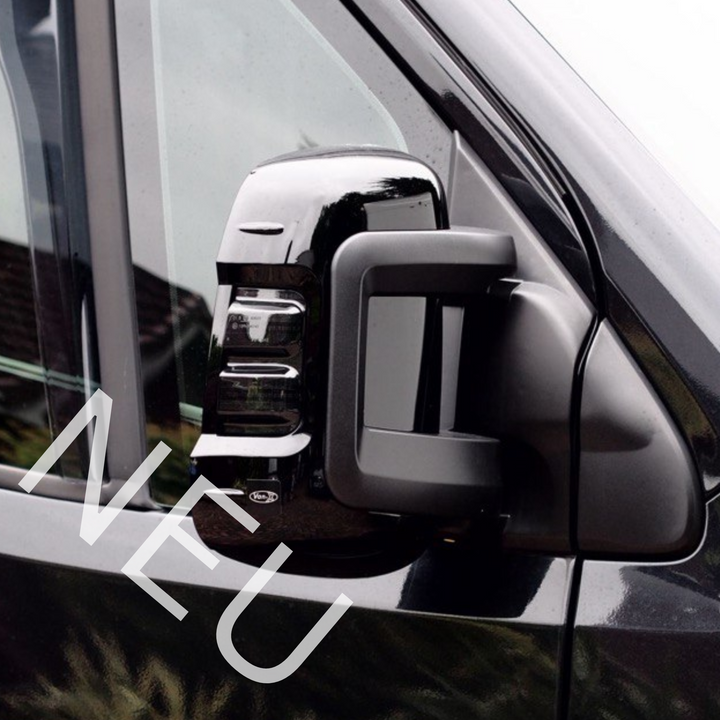 For Citroen Jumper (2007-2024) Wing Mirror Cap/Covers (Set of 2) - Black | Van-X