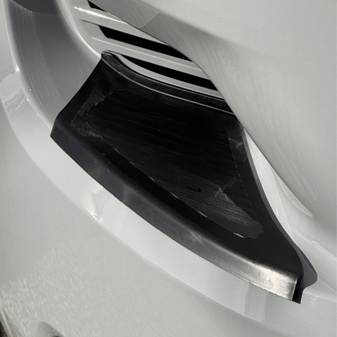 For Opel Movano Front Bumper Foot Plate Protectors – Black, Set of 2 | Van-X