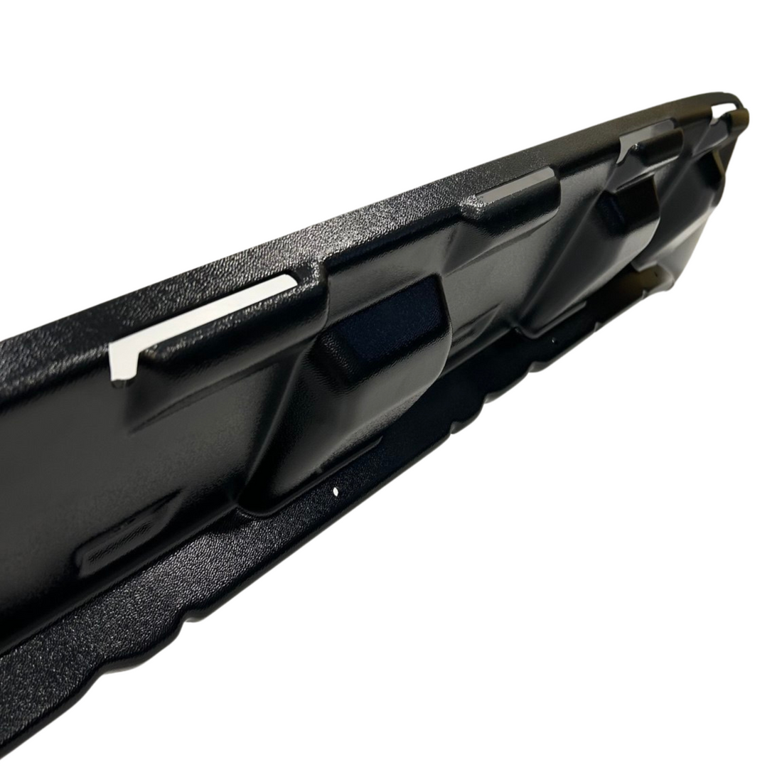 For Ford Transit Custom MK1 Front Lower Bumper Protector &amp; Mudguard – (Black Smooth) Durable Protection (2012-2018)