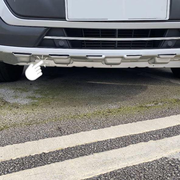 For Ford Transit Custom MK1 Front Lower Bumper Protector &amp; Mudguard – (Silver) Durable Protection (2012-2018)