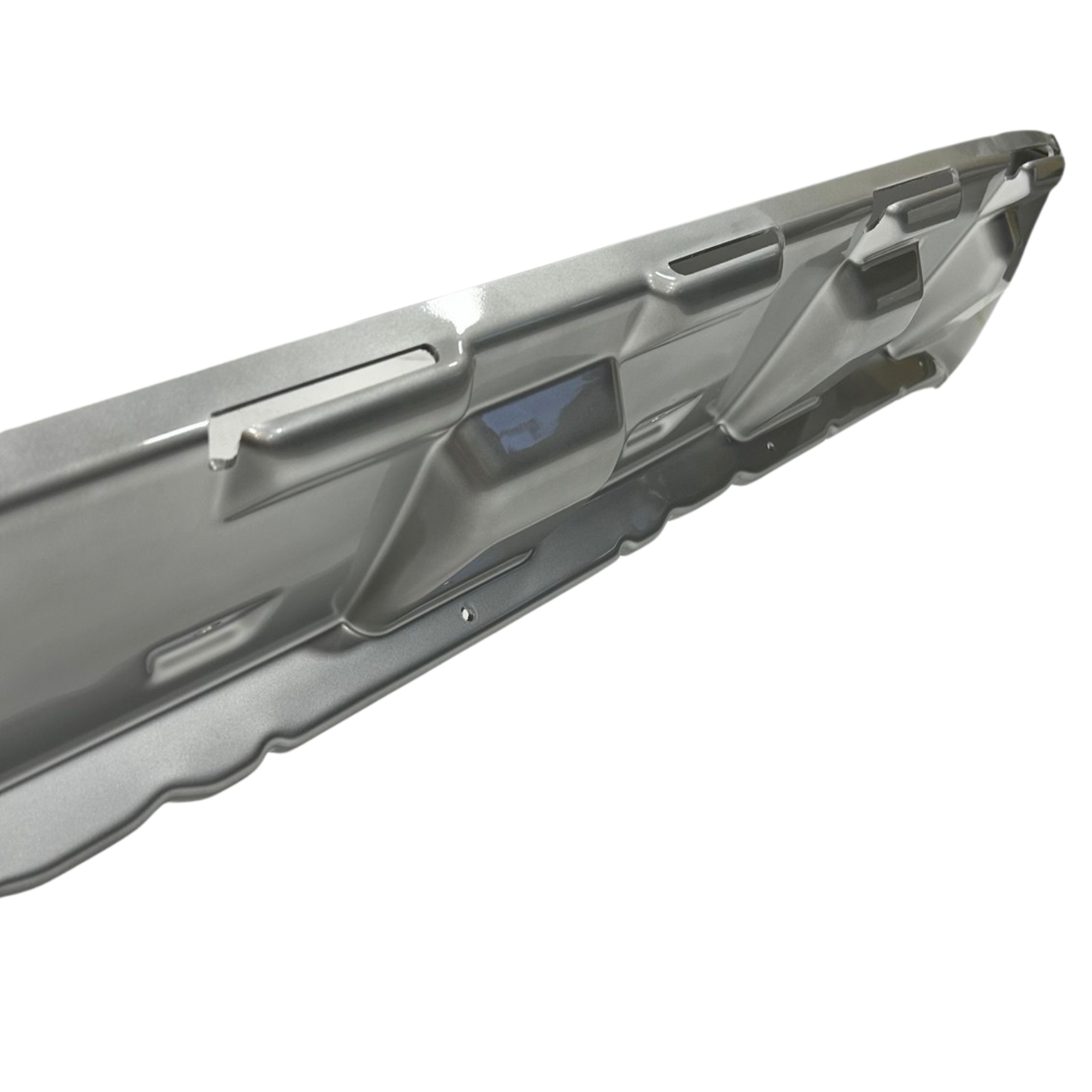 For Ford Transit Custom MK1 Front Lower Bumper Protector &amp; Mudguard – (Silver) Durable Protection (2012-2018)