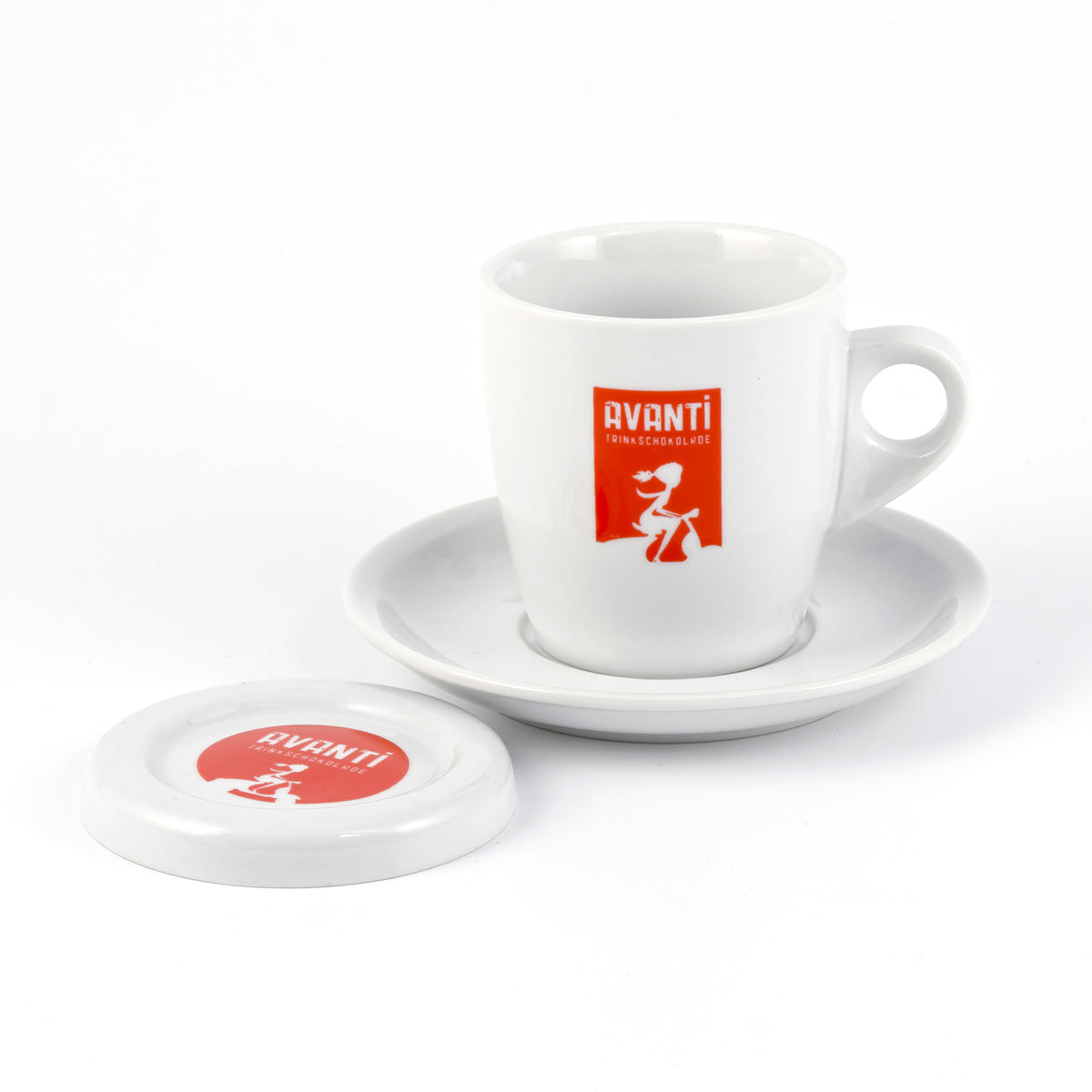 AVANTI Chocolate Cup 300 ml – with Saucer & Aroma Lid (1 piece), Porcelain in AVANTI Design