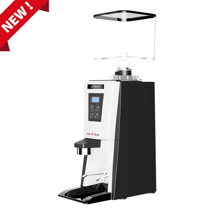 Markibar MTS-5 ORHI Kaffeemühle Schwarz/Weiß – Profi-Espressomühle ohne Tamper