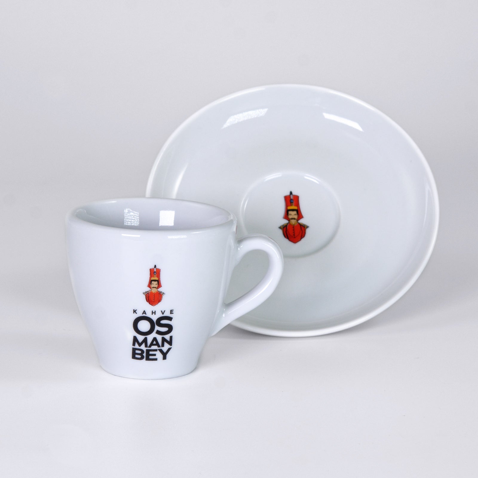Kahve OSMAN BEY Espressotasse - 2er Set inkl. Untertasse