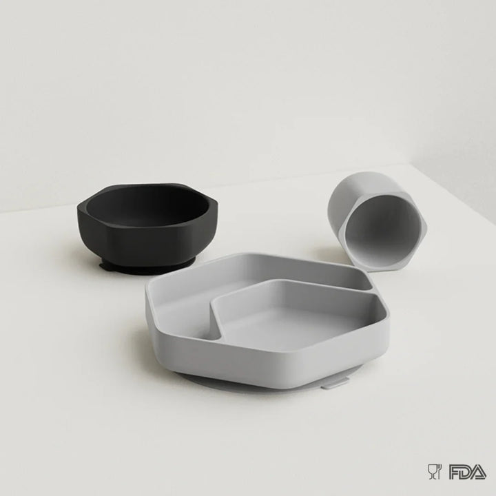 Toddler Feeding Set (Grau)