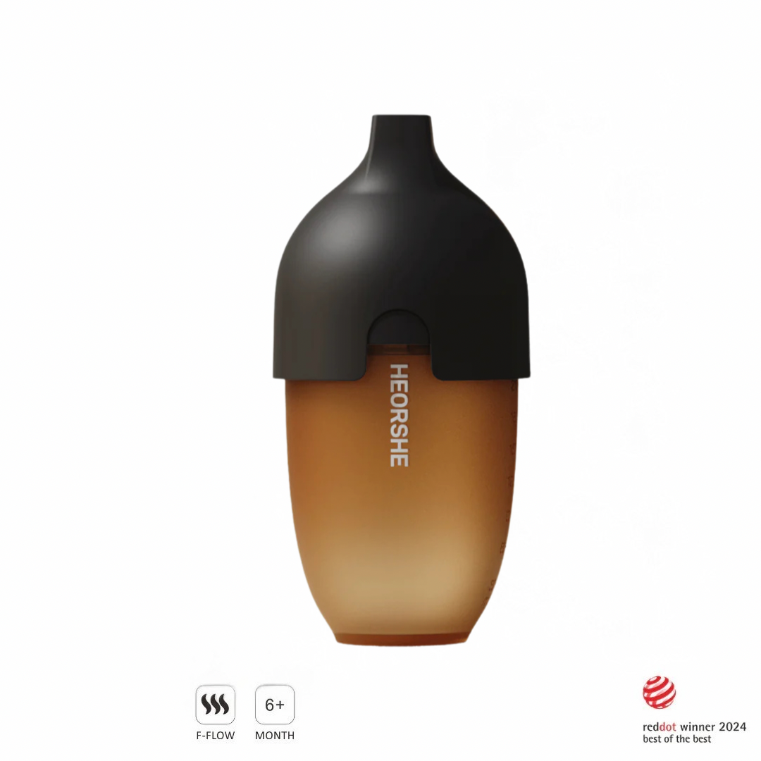 Ultra Wide Neck Baby Bottle 240ml (Schwarz)