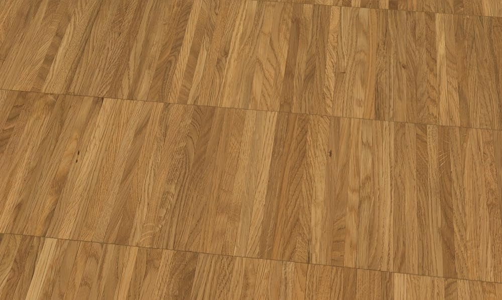 Hochkantlamellenparkett Eiche Harmonie 16mm - Hochwertiges Massivparkett - Verlegeelemente