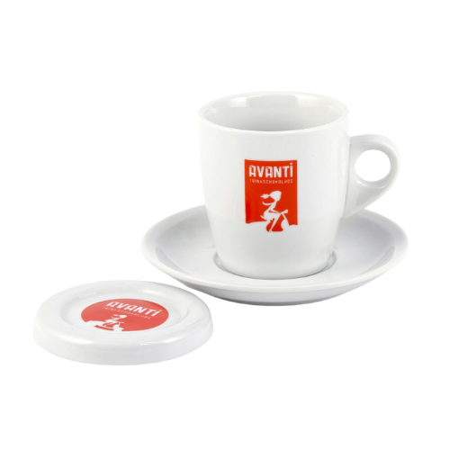 AVANTI Chocolate Cup 300 ml – with Saucer & Aroma Lid (1 piece), Porcelain in AVANTI Design
