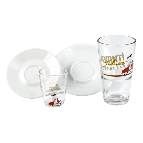 AVANTI Saucer for Espresso & Latte Macchiato Glasses – 2 Pieces (Ø 130 mm)