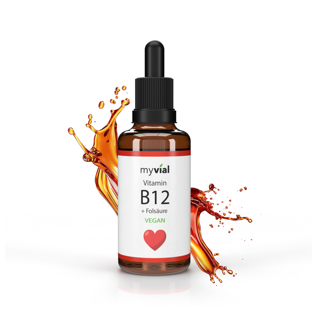 Vitamin B12 Tropfen + Folsäure