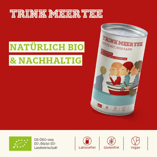 Trink Meer Tee - Rette mit, wer kann - Kräutertee - 100g Dose