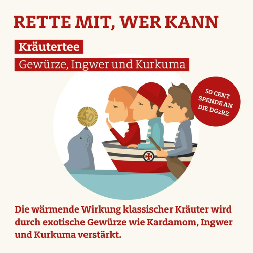 Trink Meer Tee - Rette mit, wer kann - Kräutertee - 100g Dose