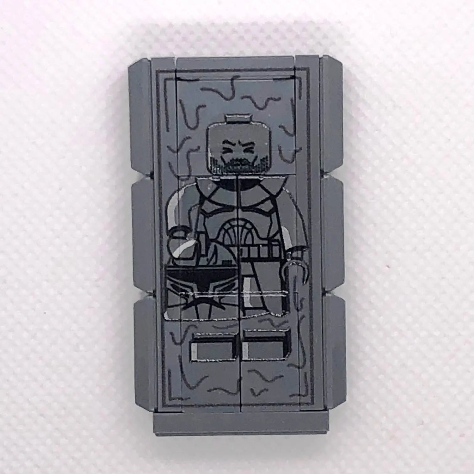 "Frozen Captain" block - 16-piece LEGO® block set | UV print + 3D varnish effect | MBB Design (Benedikt)