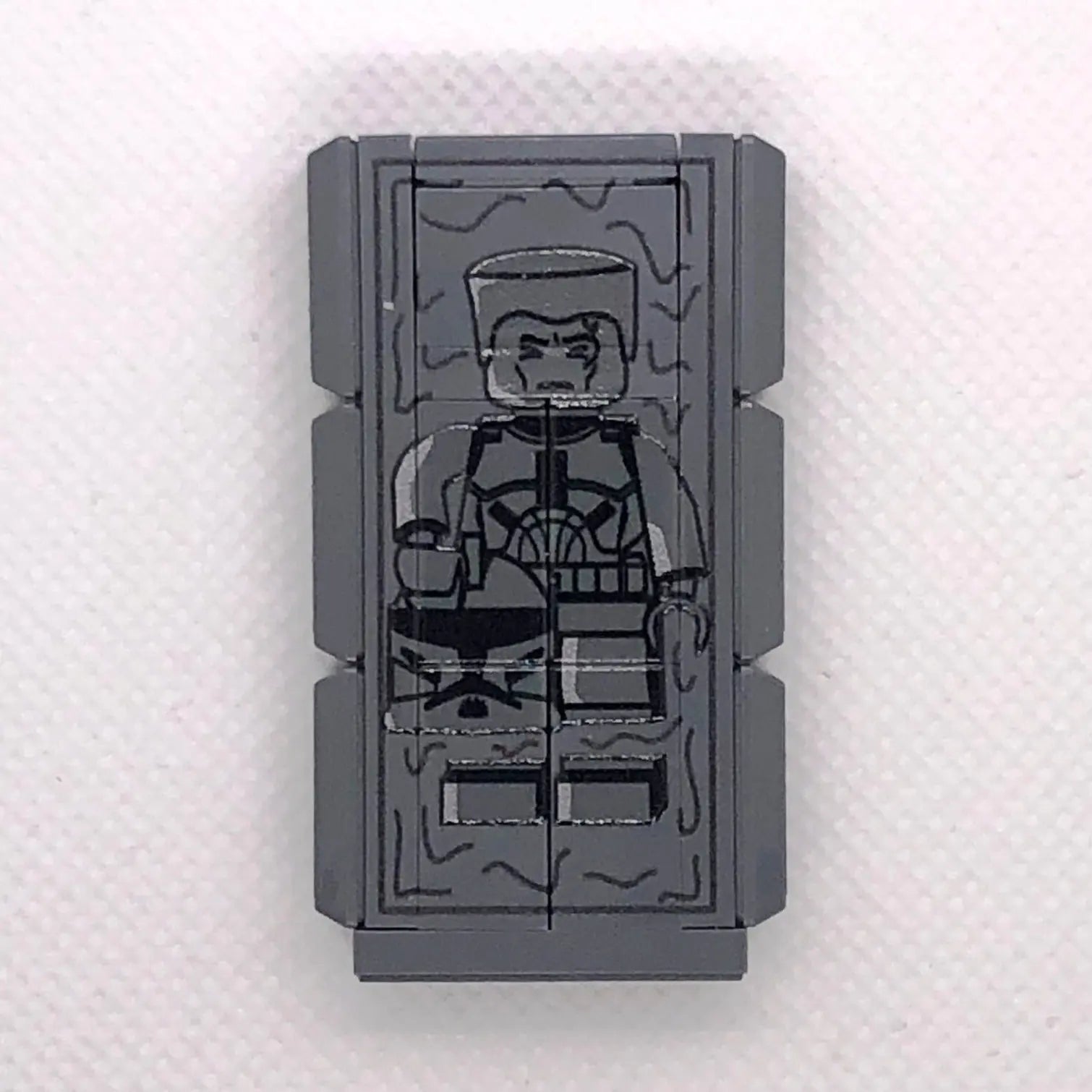 LEGO® "Frozen Commander" Block - 16 pieces, UV print + 3D varnish effect | Brickhunter.shop x MBB