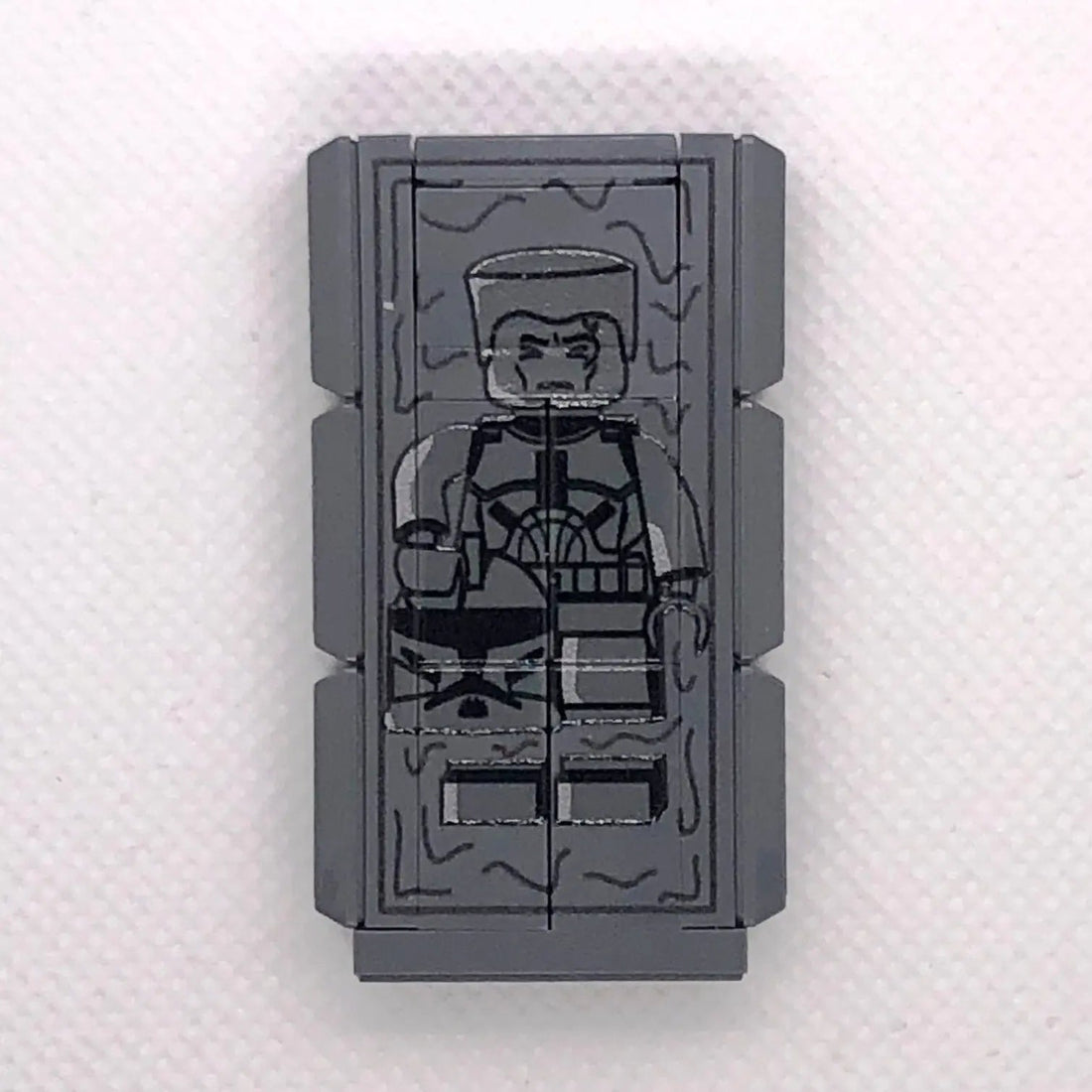 LEGO® "Frozen Commander" Block - 16 pieces, UV print + 3D varnish effect | Brickhunter.shop x MBB