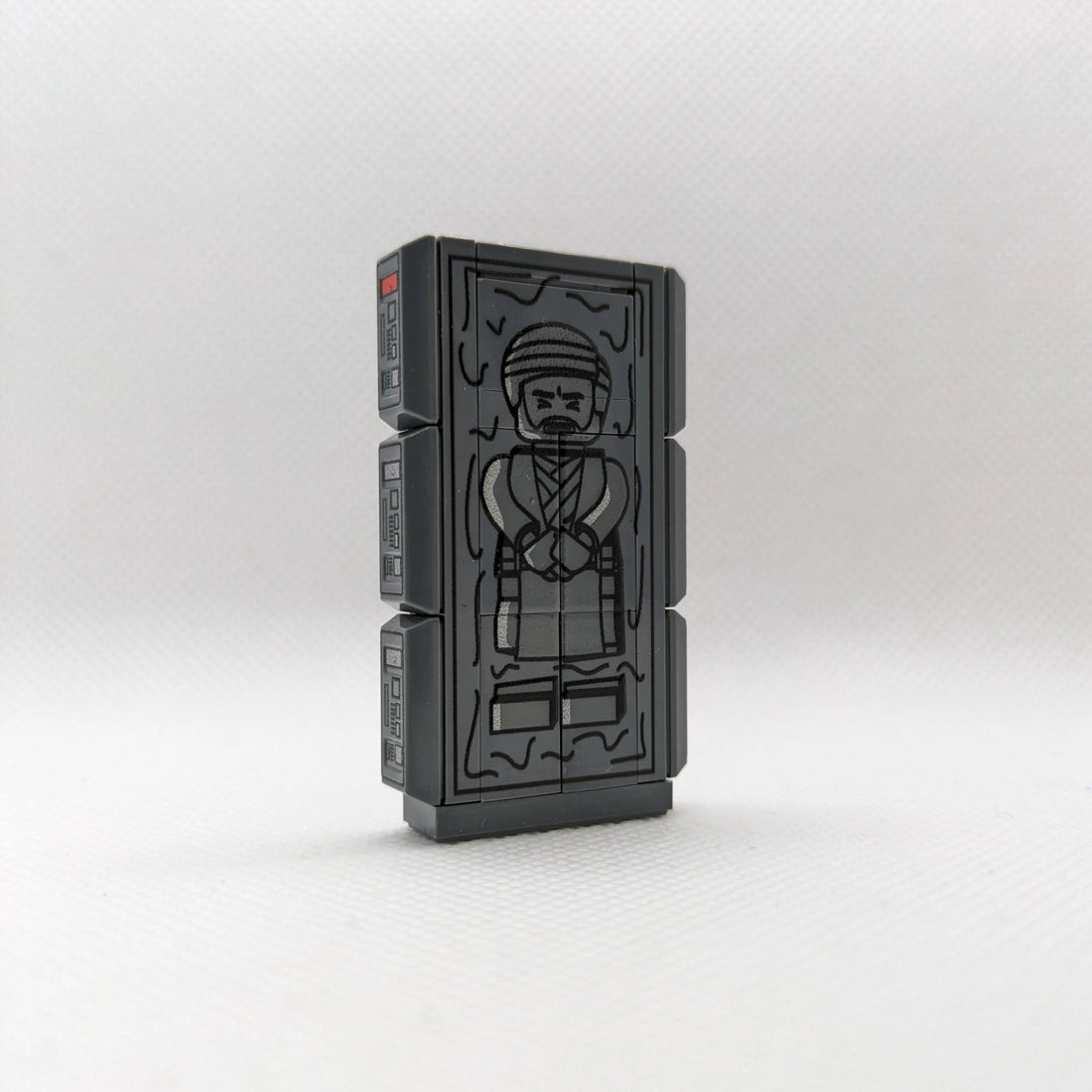 "Frozen Space Jesus" Block – LEGO® Block (16 pieces) | UV Print + 3D Varnish Effect | Brickhunter.shop x MBB