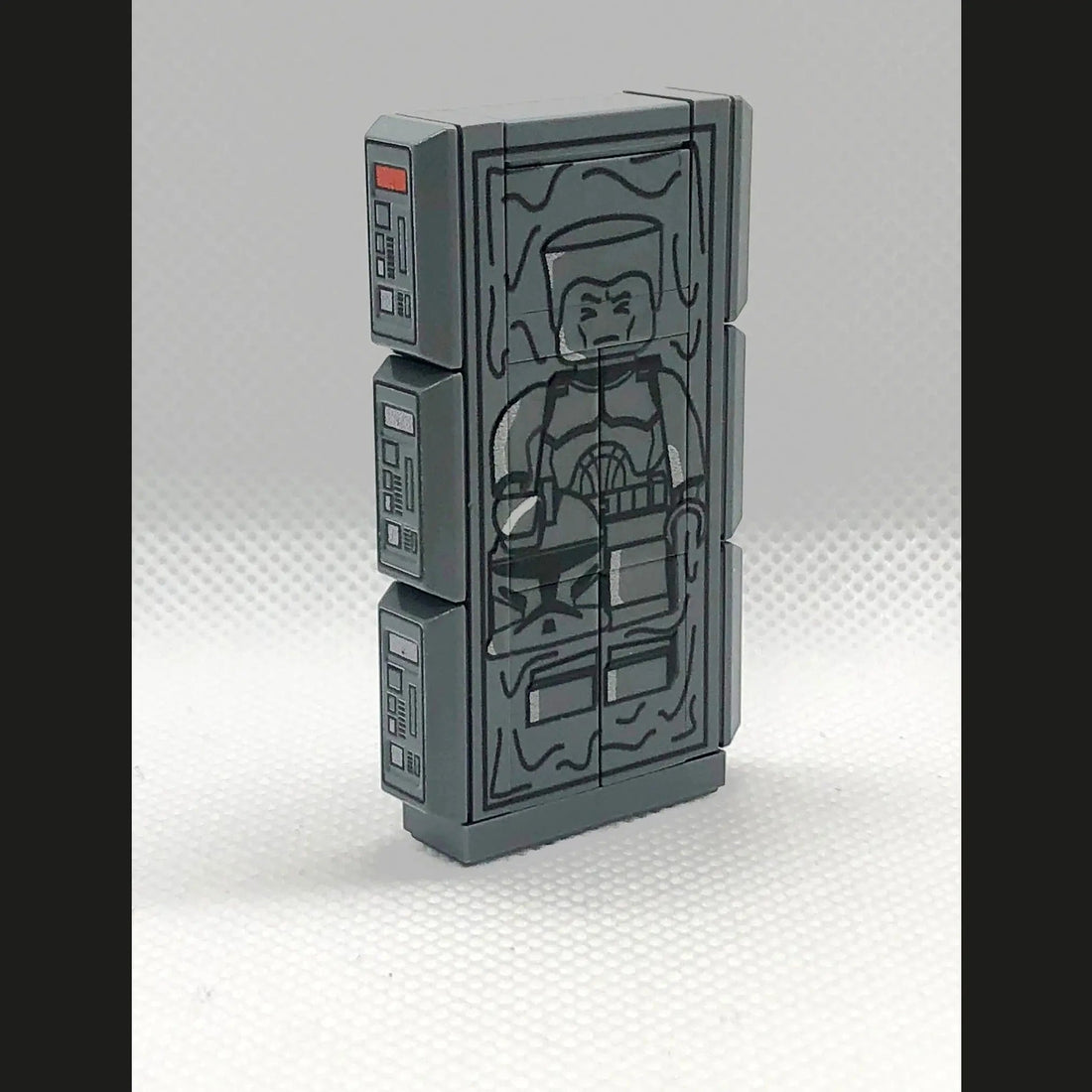 LEGO® Block "Frozen Trooper" - 16 pieces, UV-Custom printed, 3D lacquer effect | Brickhunter.shop