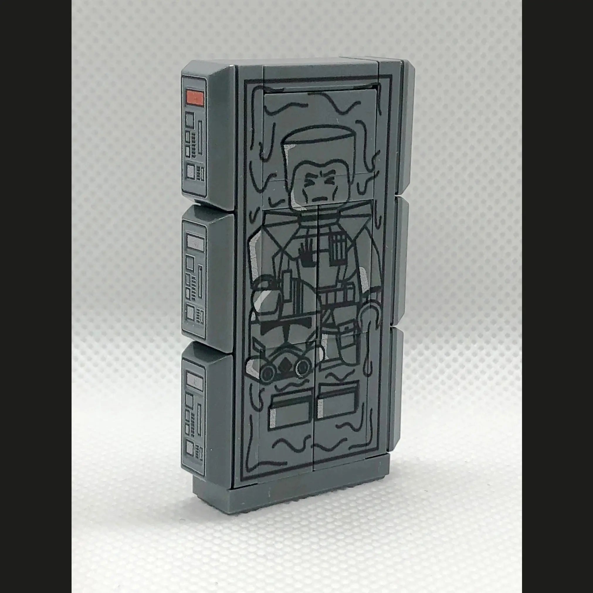 LEGO® Brick "Frozen Commander" - 16 pieces, UV printing + 3D varnish effect | Brickhunter.shop x MBB