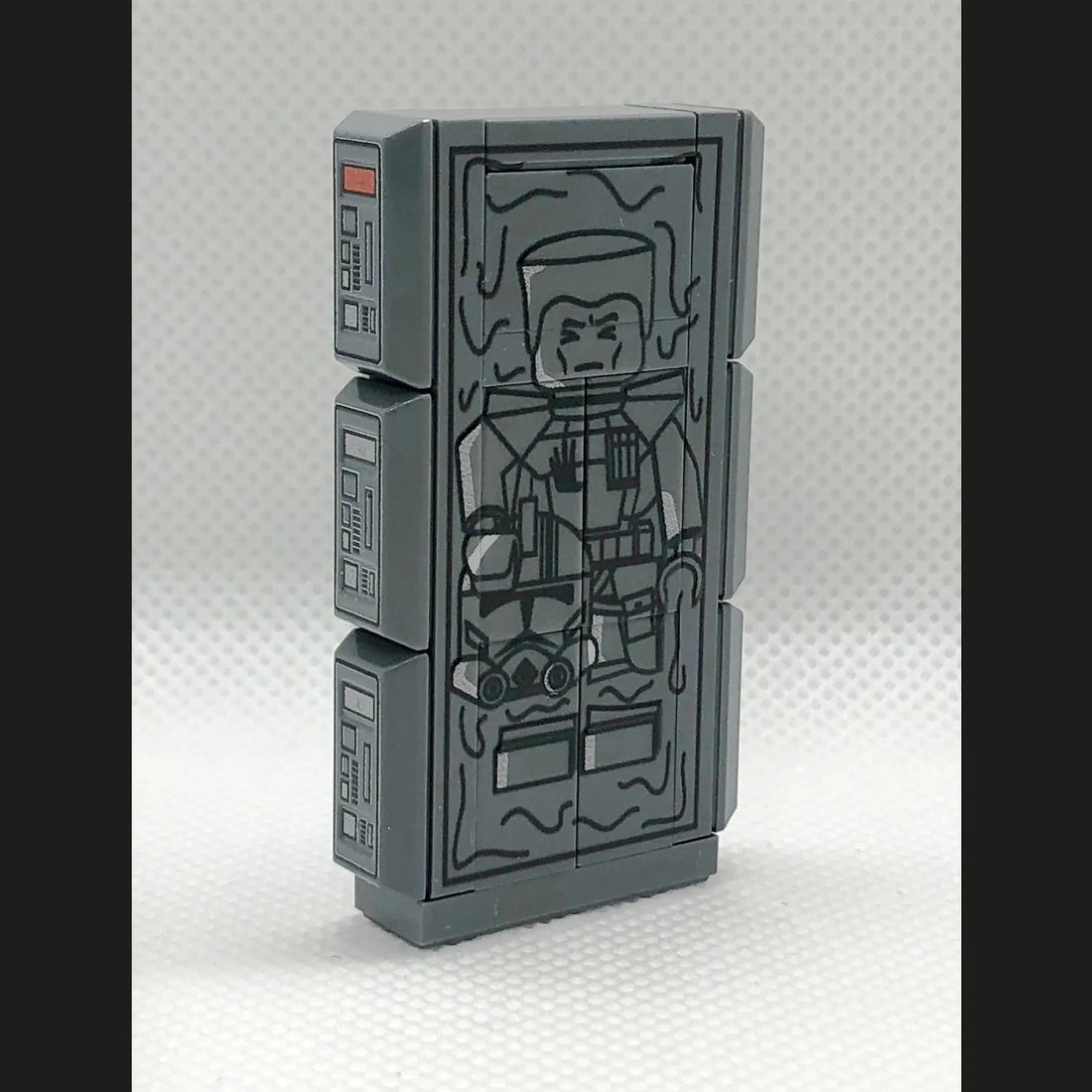 LEGO® Brick "Frozen Commander" - 16 pieces, UV printing + 3D varnish effect | Brickhunter.shop x MBB