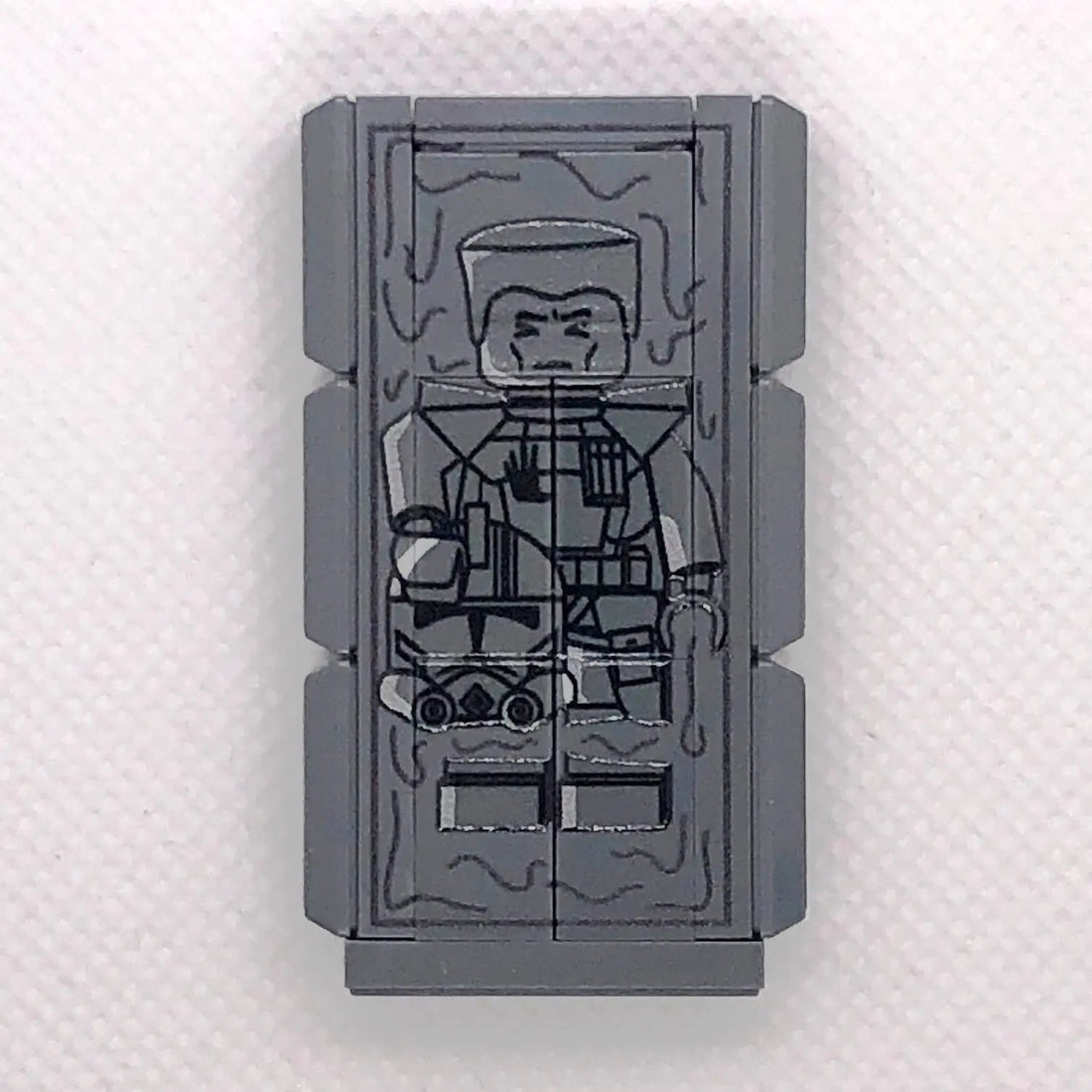 LEGO® Brick "Frozen Commander" - 16 pieces, UV printing + 3D varnish effect | Brickhunter.shop x MBB