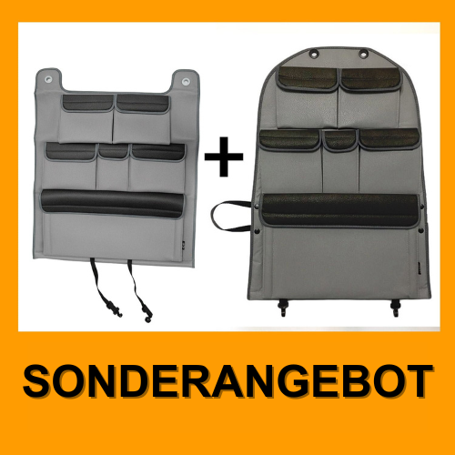 For VW T5 T5.1 Transporter Back Seat Organizer Single + Double