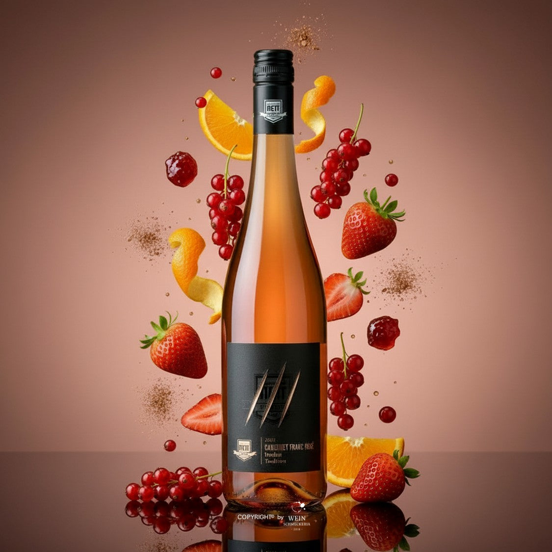 Cabernet Franc Rosé „Tradition“ trocken – Bergdolt Reif & Nett (Pfalz) | beerig & feinwürzig