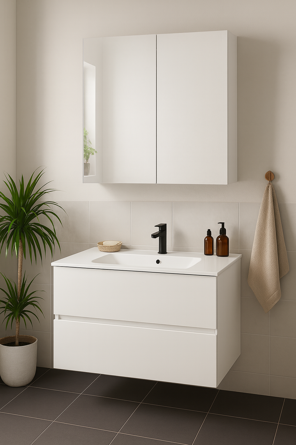 GEBA Bathroom Set Liora – compact, stylish & functional