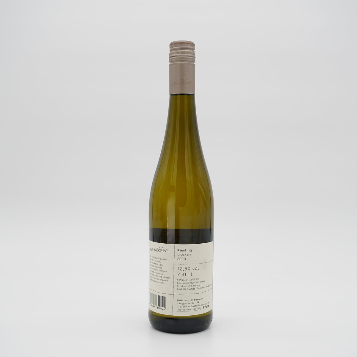 Riesling from Limestone dry - Metzger
