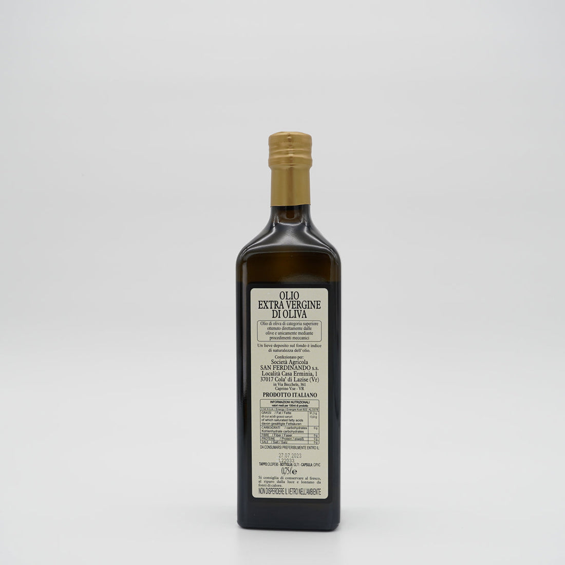 Olio Delicato extra Vergine - F.lli Vincenzi