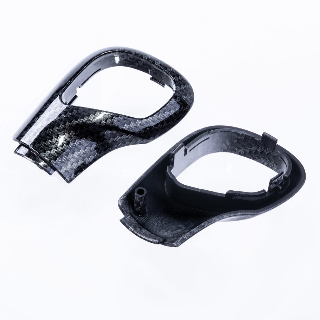 For VW T6 Transporter Auto DSG Gear Knob Styling Caps – Carbon Painted Covers, Ready to Fit Upgrade
