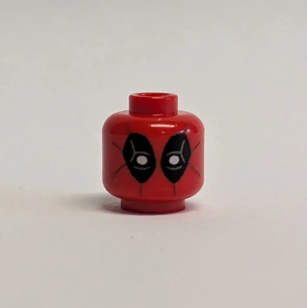Replacement head pack for e.g. LEGO® Deadpool